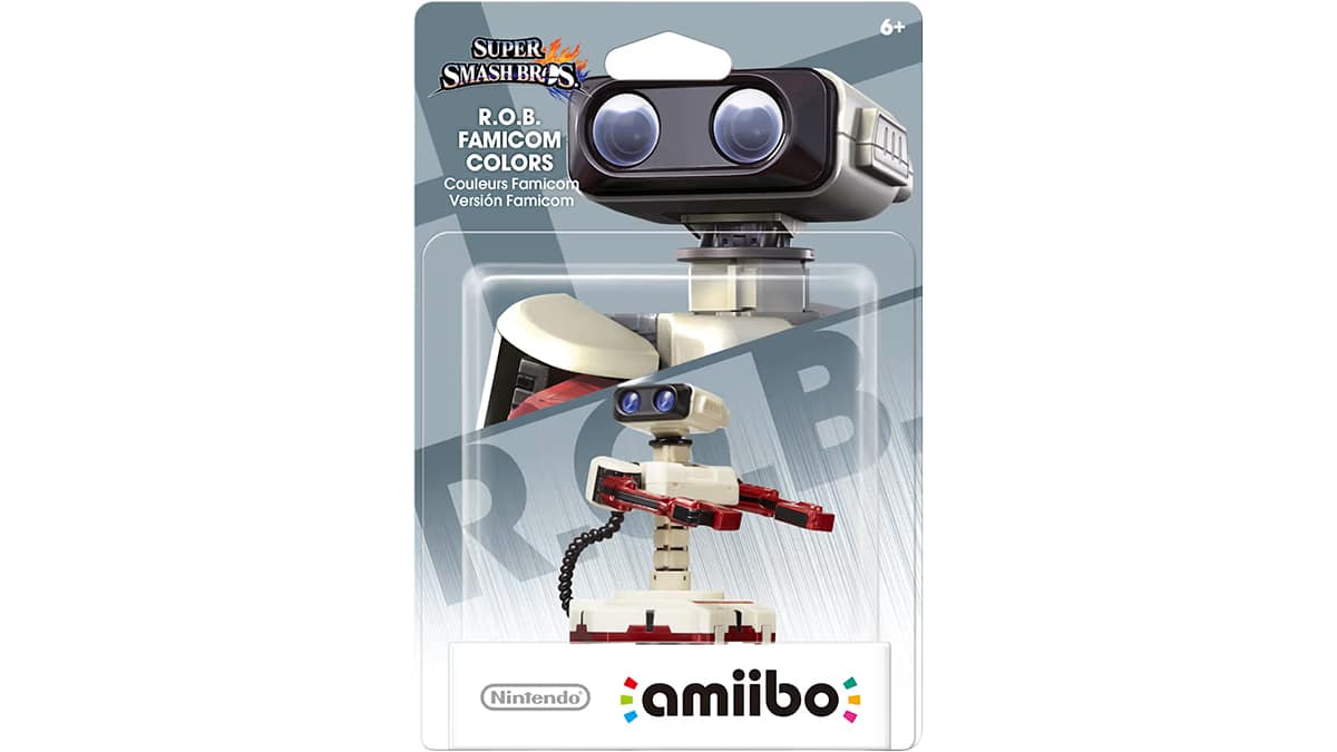 ゲームキャラクター Nintendo R.O.B. Famicom Colors amiibo Super Smash Bros. R.O.B. Famicom Colors amiibo | GameStop